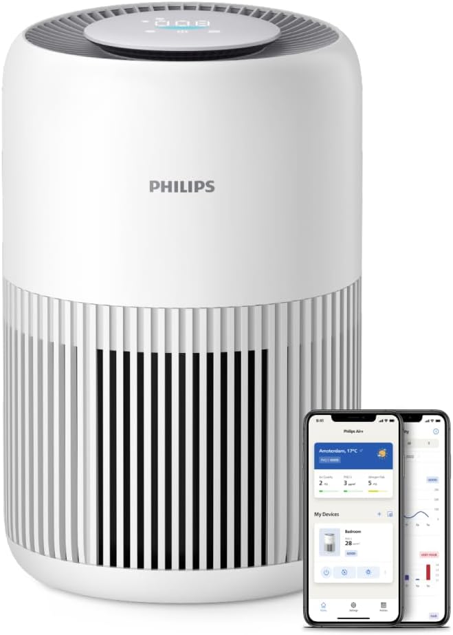 PHILIPS AC3420/10 2-in-1 Air Purifier and Humidifier, 3400 Series, 78 m2, CADR