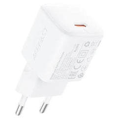 ACEFAST A118 PD 30W USB - C Fast Charger Mini GaN Power Adapter Charging Block - EU Plug - White