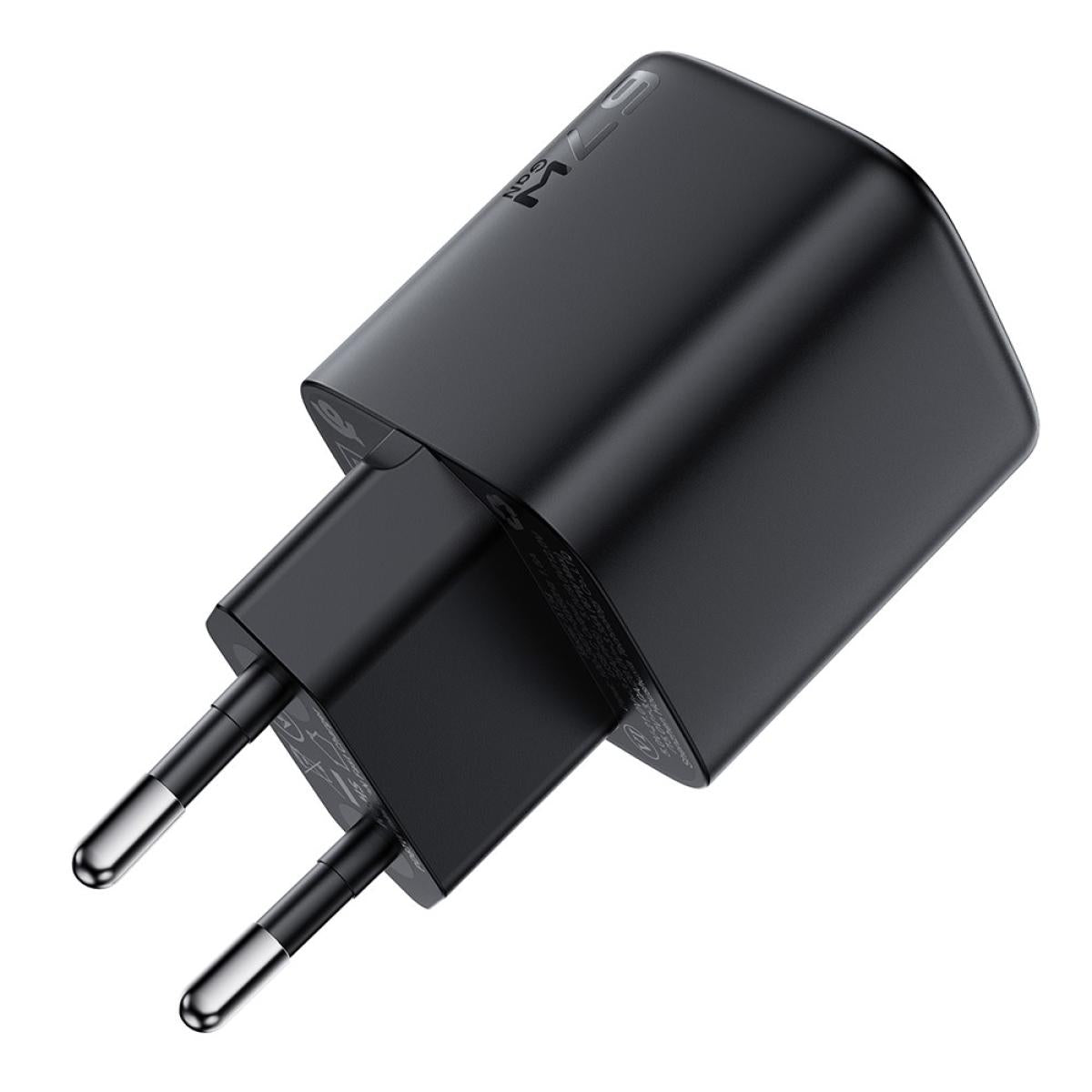 ACEFAST A134 PD 67W Mini GaN USB - C Fast Charger Portable Power Adapter for Phones / Tablets / Laptops, EU Plug - Black