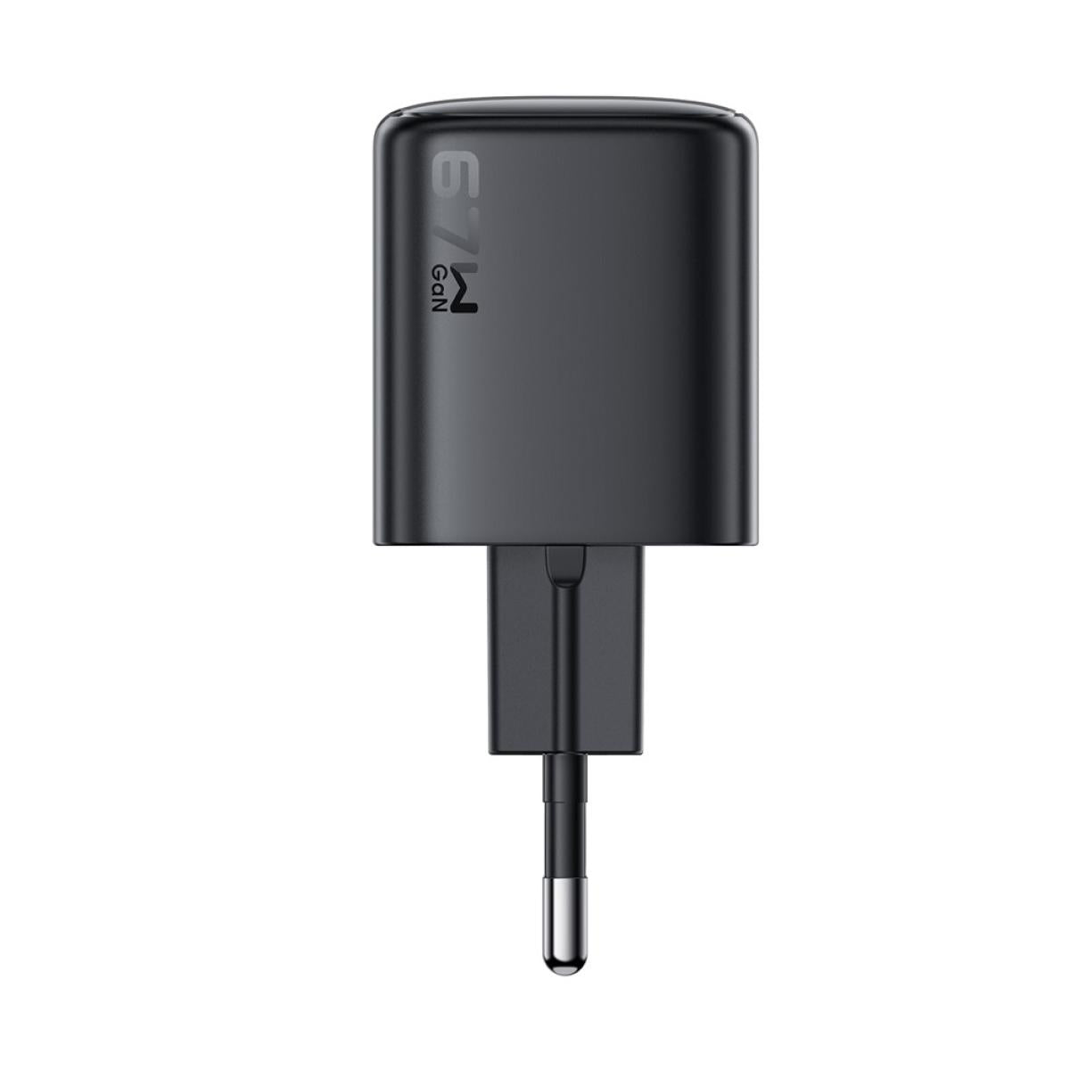 ACEFAST A134 PD 67W Mini GaN USB - C Fast Charger Portable Power Adapter for Phones / Tablets / Laptops, EU Plug - Black