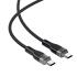 ACEFAST C11 - 03 1.2 meter USB - C to USB - C 60W Fast Charging Cable Magnetic Braided Data Cord - Black