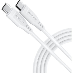 Acefast C3 03 Usb C To Usb C Tpe Charging Data Cable 1.2m White