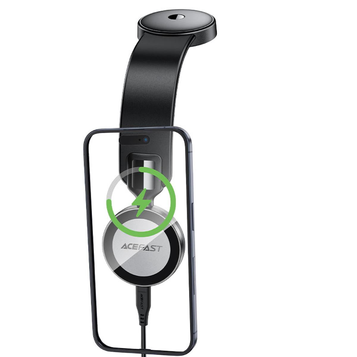 Acefast D37 Car Dashboard Magnetic Wireless Charger Phone Mount Holder