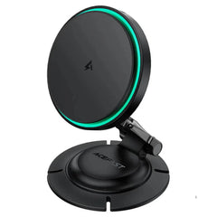 ACEFAST D65 Magnetic Foldable Wireless Charging Car Holder - Black