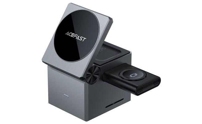 Acefast E18 3 In 1 Desktop Wireless Charging Station For Phone / Smart Watch / Earbuds Acefast E18 3 In 1 Desktop Wireless Charging Station For Phone / Smart Watch / Earbuds