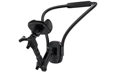 ACEFAST E33 Neck Mount Phone Holder Clamp Type Wearable Phone Clip Bracket for POV Vlog Video - Black