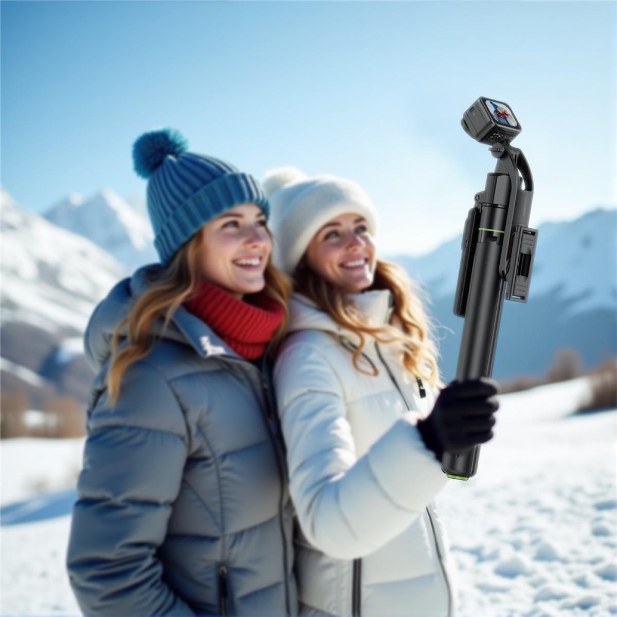 Acefast E41 Telescopic Selfie Stick With Automatic Tripod Face Tracking Remote Control 1.76m Black Acefast E41 Telescopic Selfie Stick With Automatic Tripod Face Tracking Remote Control 1.76m Black