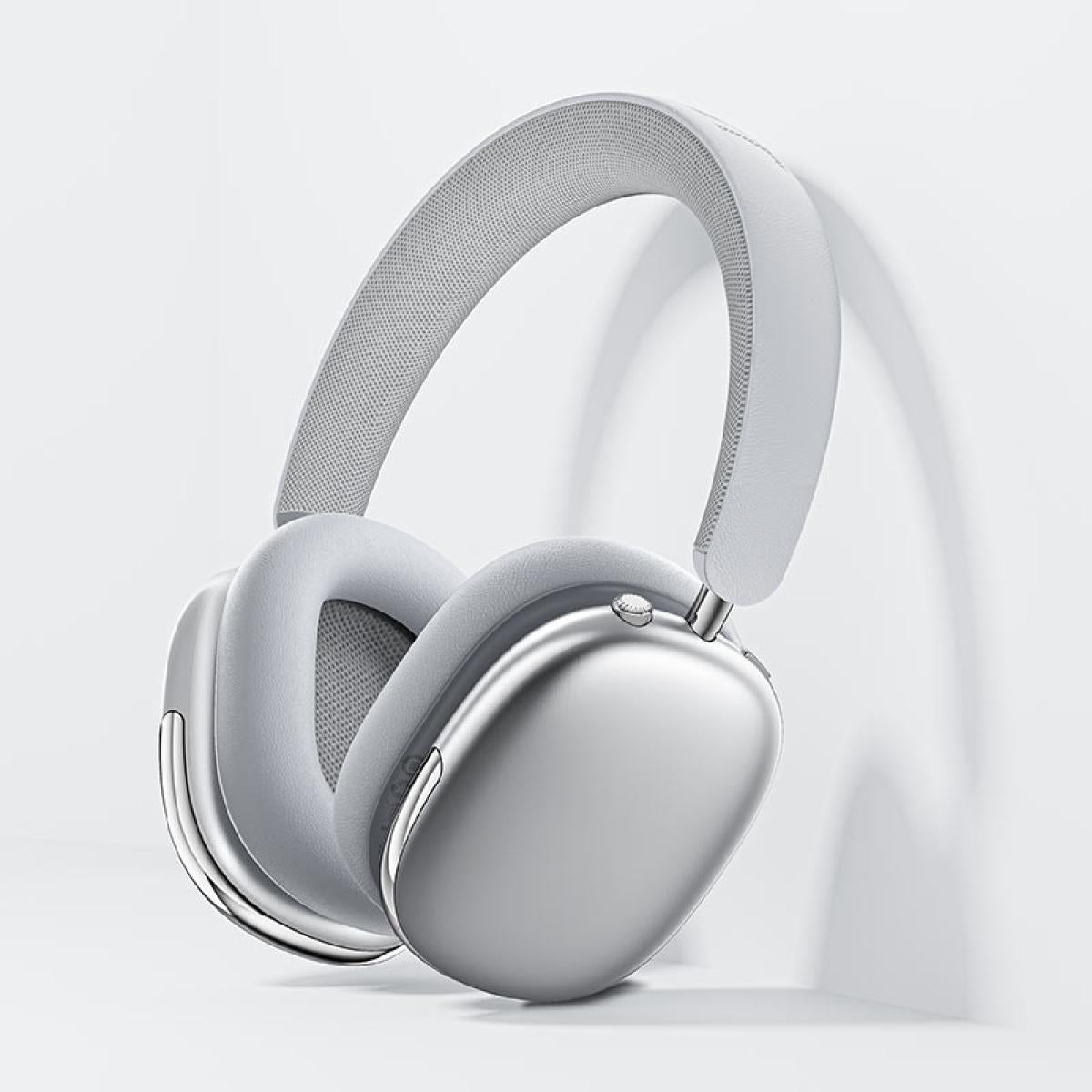 Acefast Anc 30db Or 40 silver 40mm bluetooth wireless headset H9 Hybrid Noise Cancelling