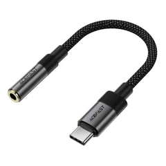 Acefast J12 Usb C To 3.5mm Audio Adapter High Fidelity Audio Converter Black