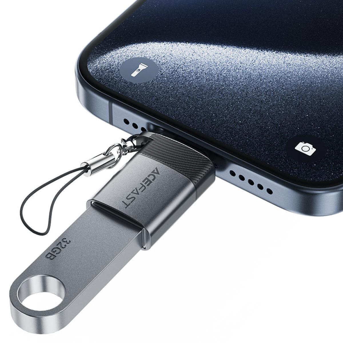 Acefast J7 Adapter Usb A To Usb C With Charging+usb 3.0 Data Transfer And Otg Funion Acefast J7 Adapter Usb A To Usb C With Charging+usb 3.0 Data Transfer And Otg Funion