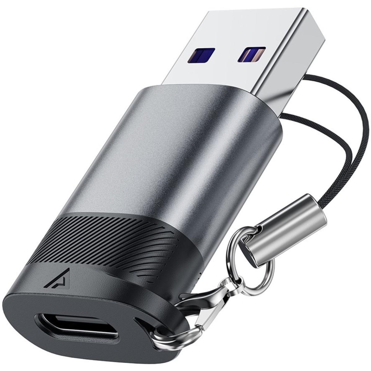 ACEFAST J8 USB-C Female to USB-A Male Adapter 10Gbps Data Transfer Fast Charging Converter