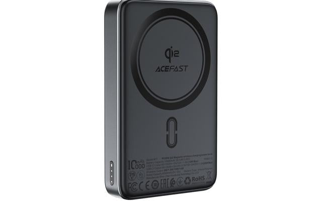 Acefast M11 10000mah QI2 15w Magnetic Wireless Charging Power Bank Fast Charging for Iphone 16/15 USB - C PD30W Extra Battery Travel Black