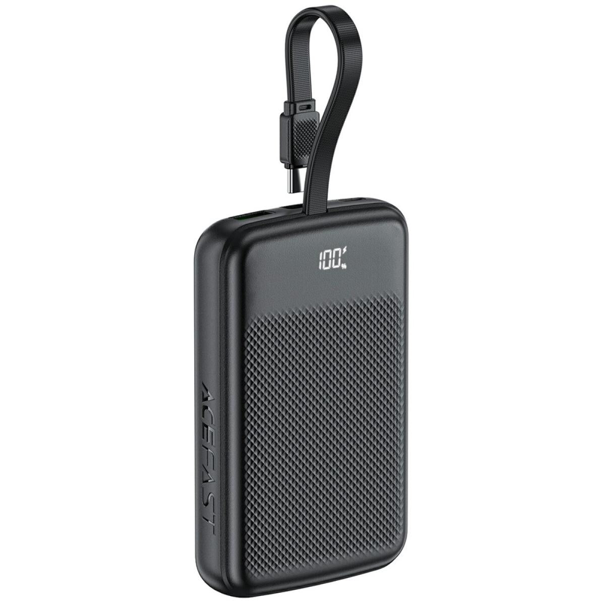 ACEFAST M13 Power Bank 10000mAh PD 22.5W Fast Charging Phone External Battery - Black