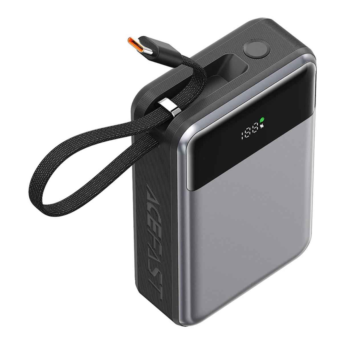Acefast M21 Power Bank 20000mah Pd 65w Phone Charger With Built In Type C Cable Black