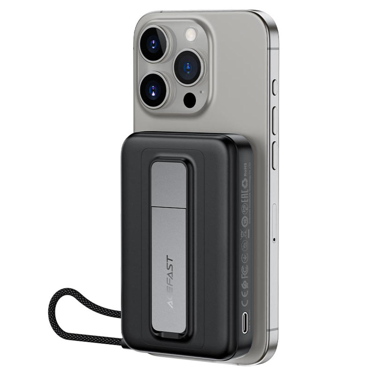 Acefast Magnetic Wireless 22.5w Fast Charging Power Bank 10000mah for Iphone 16 15 Pro Max Portable Battery with USB - C Cable for Travel