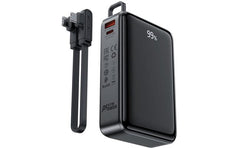 ACEFAST M4 PD 67W Fast Charging 20000mAh Li-Polymer Power Bank with 100W Type-C to Type-C Cable - Black