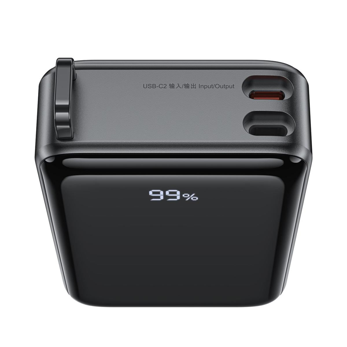 ACEFAST M4 PD 67W Fast Charging 20000mAh Li-Polymer Power Bank with 100W Type-C to Type-C Cable - Black ACEFAST M4 PD 67W Fast Charging 20000mAh Li-Polymer Power Bank with 100W Type-C to Type-C Cable - Black