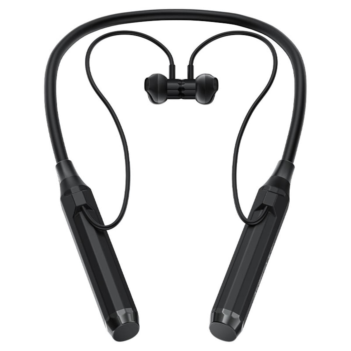 Acefast N6 Bluetooth 5.4 Wireless Neckband Earphones 120h Music Time In Ear Magnetic Sport Earbuds Game Low Latency Supoort Tf Card Black