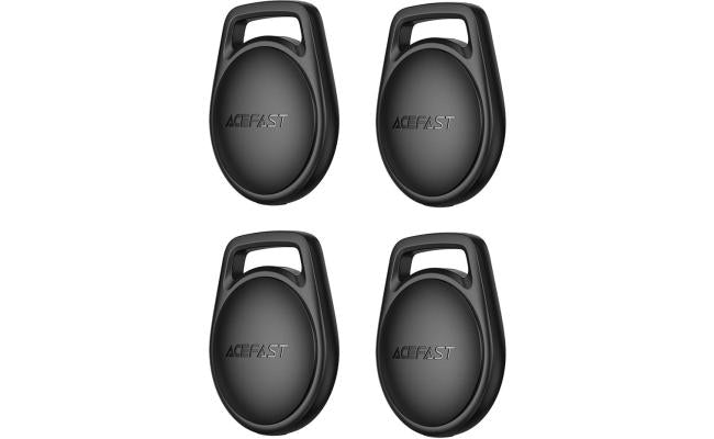 Acefast S2 4pcs Keychain Button Type Tracker Anti Lost Device Bluetooth Compatible Key Wallet Finder For Ios Black Acefast S2 4pcs Keychain Button Type Tracker Anti Lost Device Bluetooth Compatible Key Wallet Finder For Ios Black