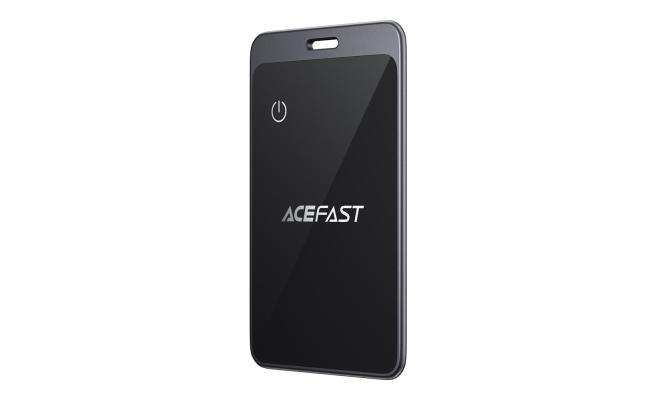 ACEFAST S3 Metal Card Shaped Tag Smart Finder Ultra - Thin Bluetooth - compatible Tracker for iOS - Black