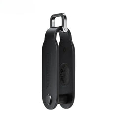 ACEFAST S4 Keychain Tracker - Apple Find My Anti - Loss Alerts Anti - Tracking PU Leather Share with 5 Devices - Black