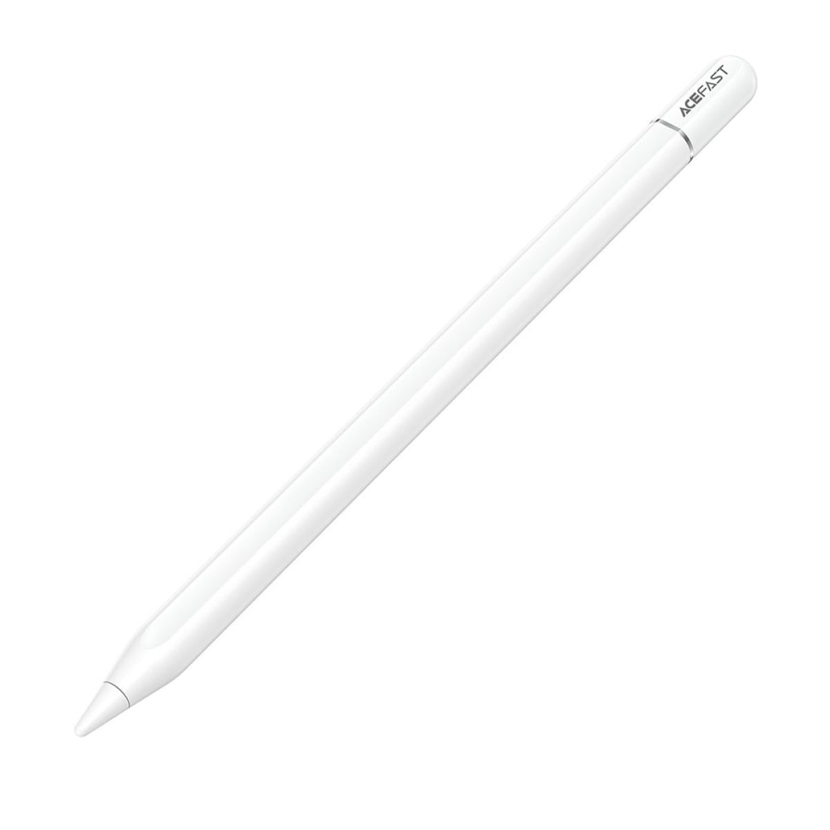 Acefast V3 Capacitive Pen Stylus For Ipad Magnetic Wireless Charging Low Latency Pencil White