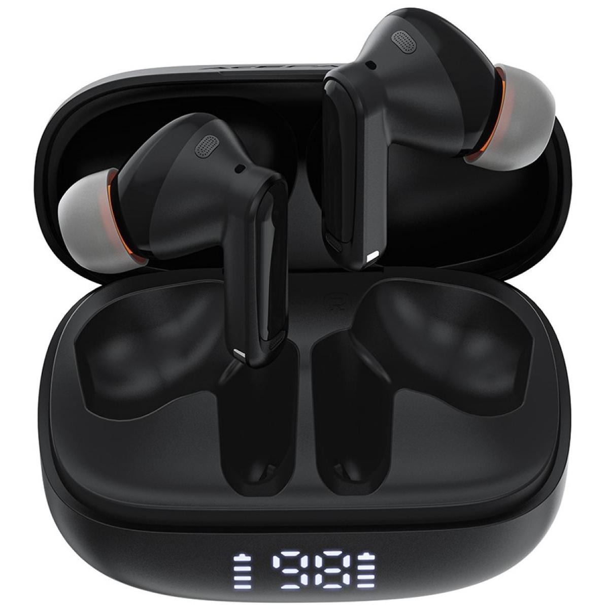 Acefast W1 Tws Bluetooth Compatible Earbuds Aive Noise Cancellation Anc Enc Earphone Up To 8 Hours Black