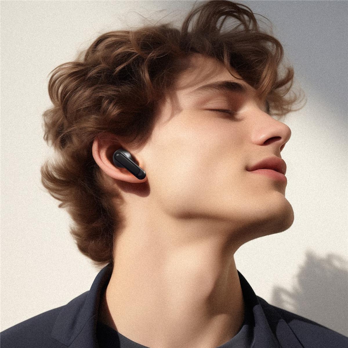 ACEFAST W1 TWS Bluetooth - compatible Earbuds Active Noise Cancellation ANC ENC Earphone Up to 8 hours - Black