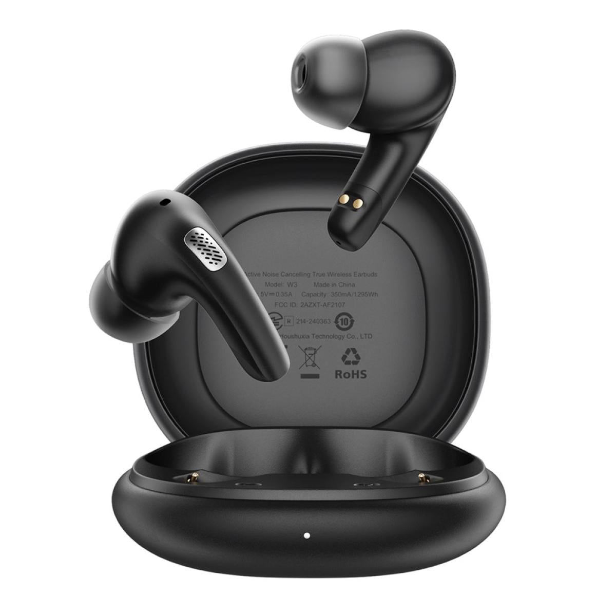 Acefast W3 Tws Bluetooth Compatible Earbuds Aive Noise Cancelling Wireless In Ear Headset Black