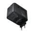 Acefast Z8 Pd 45w Gan Charger - 3 USB - C + 2 USB A Multifunional International Travel Adapter Black