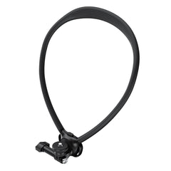 ACEFAST E37 Neck Mount Action Camera Holder First-Person POV Silicone Neckband Bracket with Airbag Pad - Black