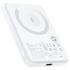 Acefast M25 5000mah 20w Magnetic Wireless Charging Power Bank Fast Charging for Iphone 16/15 USB - C PD20W Extra Battery Travel White