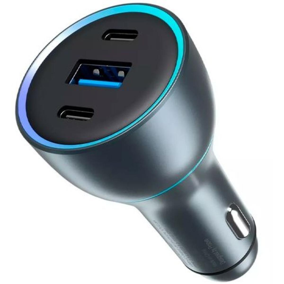 Proove Super Charge 130w Car Charger (2 Type C + Usb) Automatically Adjusts The Output Voltage
