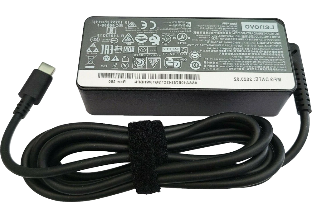 Compatible Lenovo 45W USB‑C AC Adapter – Fast PD Charging, Multi‑Voltage Output, Universal ThinkPad Notebook & Tablet Compatibility