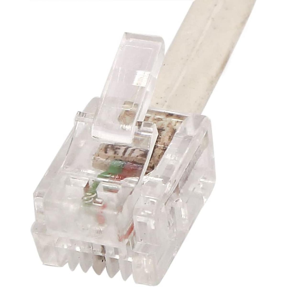 RJ11 6P2C Male to 2 Female Telephone Modem ADSL Splitter Filter