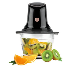 Belinger Haus Multi Chopper with Glass Bowl, 500Watts, Black - BH-9575