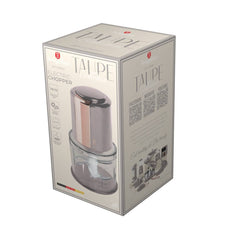 Berlinger Haus Chopper, 4Stainless Steel Blades, 600Ml, 300Watss, Taupe - BH-9690