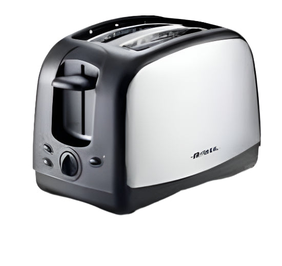 Ariete Toaster 2Slice, Toasting Levels 2Functions Defrosting, 930Watts, Silver - 153