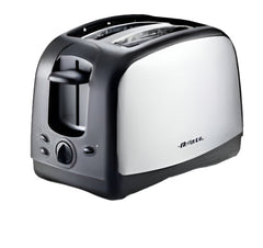Ariete Toaster 2Slice, Toasting Levels 2Functions Defrosting, 930Watts, Silver - 153