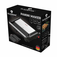 Berlinger Haus Blauman Electric Grill with Oil Drip Pan, 1000Watts, Steel / Black - BL-9020