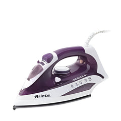 Ariete Steam Iron Ceramic Soleplate Auto-Clean Function, 2000Watts, Purple - 6235