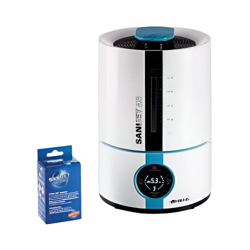 Ariete Ultrasonic Sanitizing Humidifier, 5Lit, 30Watts, White - 2836