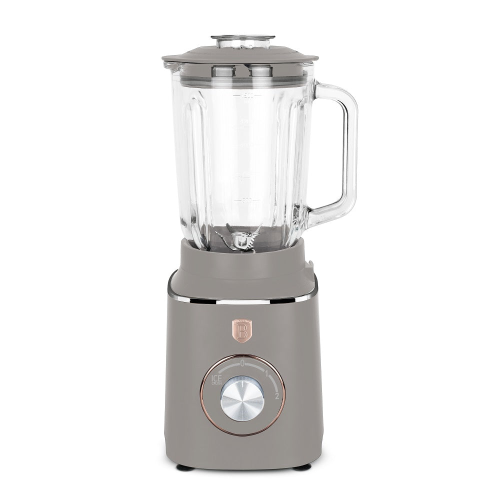 Berlinger Table Blender Glass Jar, 1.5Lit, 1000Watts, Taupe - BH-9496