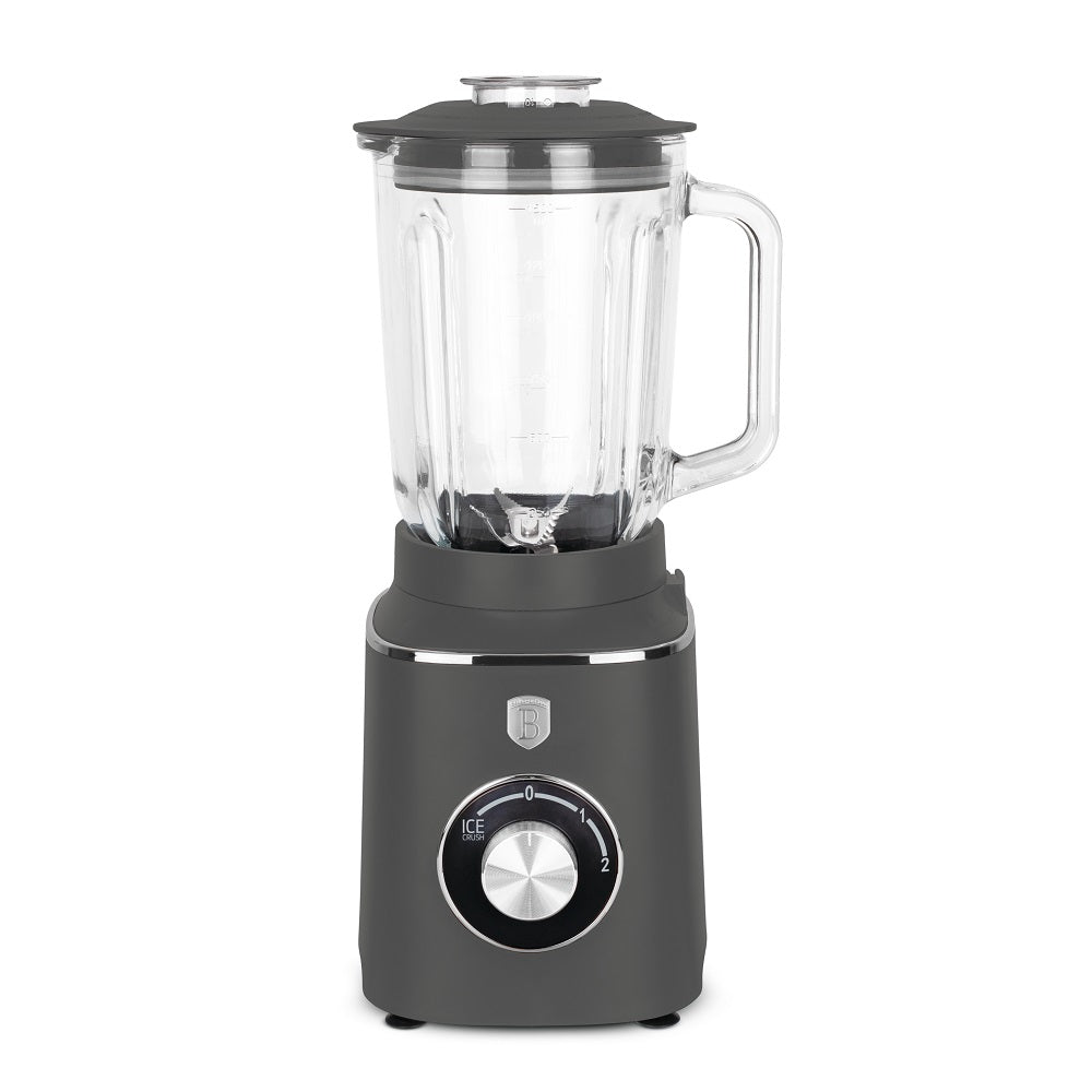 Berlinger Table Blender Glass Jar, 1.5Lit, 1000Watts, Antracit - BH-9539