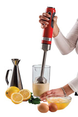 Ariete Hand Blender, 4Blades, 10Speeds, 1000Watts, Red - 602