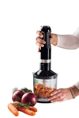Ariete Hand Blender, 4Blades, 10Speeds, 1000Watts, Black - 602