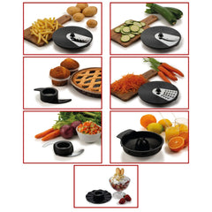 Ariete Food Processor, 3Lit, 1000Watts, Black - "1782