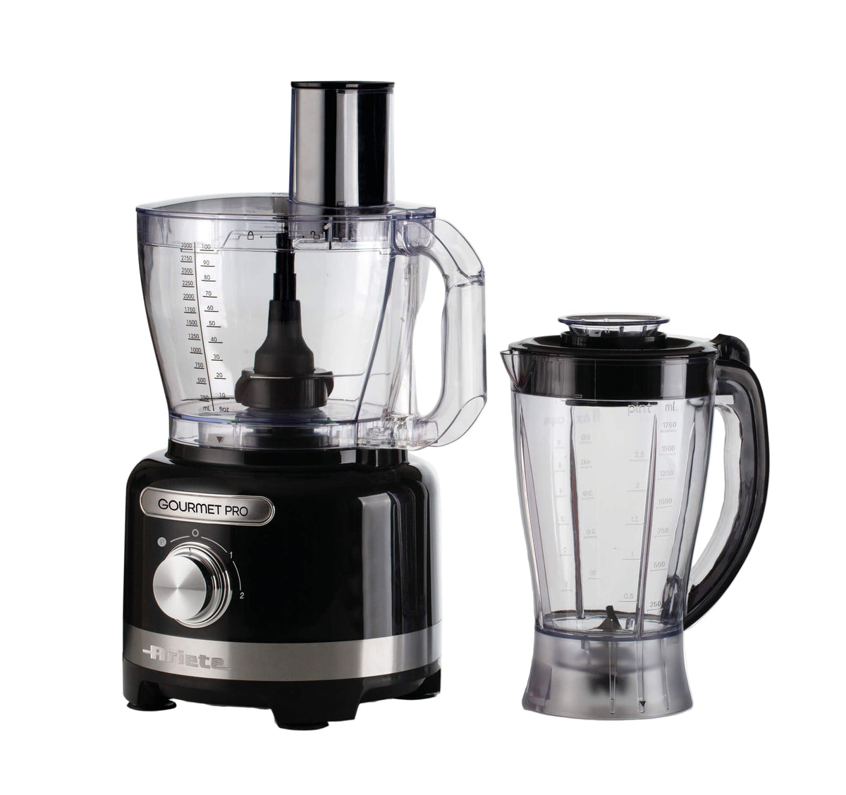Ariete Food Processor, 3Lit, 1000Watts, Black - 1782