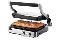 Ariete Grill Non-Stick Removable Grill Plates, 2000Watts, Stainless Steel - 1918