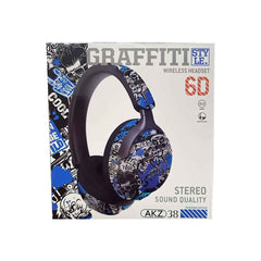 Graffiti Style AKZ-38 Stereo Sound Quality Wireless Headset